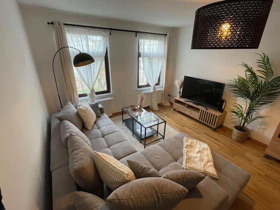 #Stylische / Moderne Wohnung Im Leipziger Zentrum Dg Links Buitenkant foto